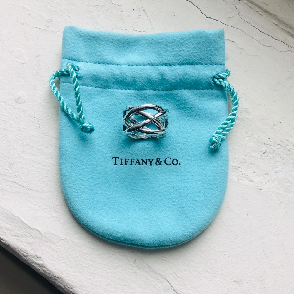 Authentic Tiffany & Co. Sterling Silver Ring